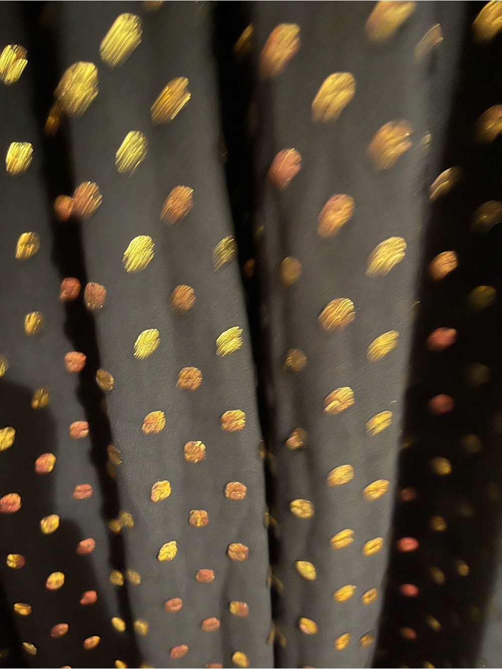NWT Balzac Paris Black Skirt with Gold Dots - Picture 2 of 4